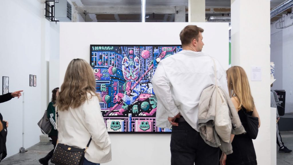 Good Behaviour 26 Graffiti UrbanArt Vernissage Exhibition Fravil Leipzig wide 004
