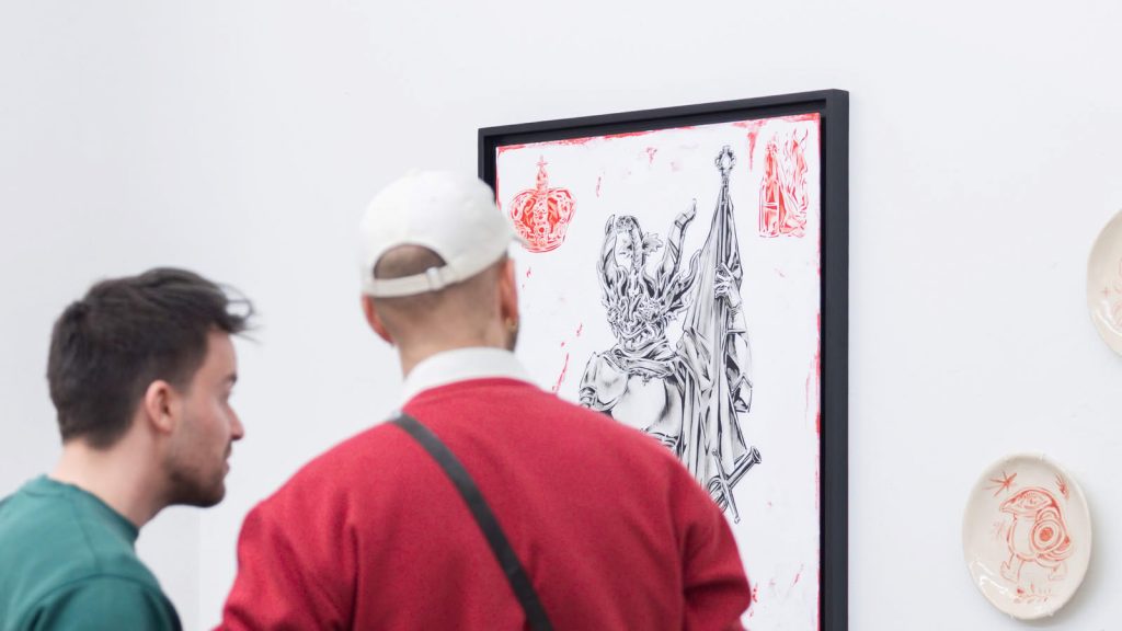 Good Behaviour 26 Graffiti UrbanArt Vernissage Exhibition Fravil Leipzig wide 008