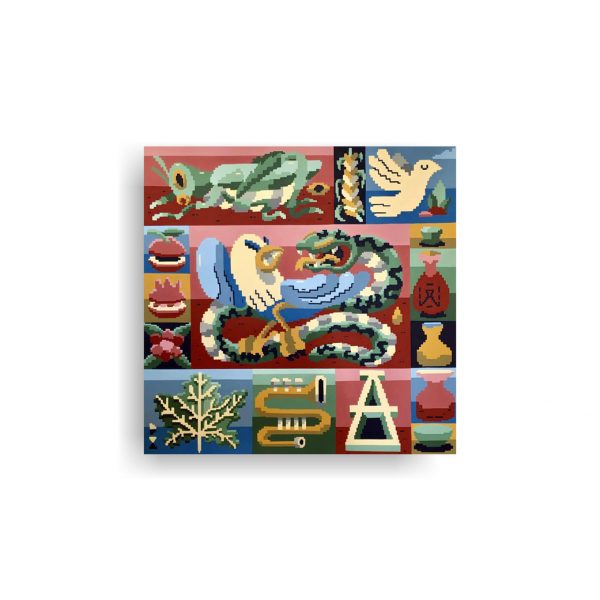 dxtr painting malerei pixel art urban mural graffiti fravil 002